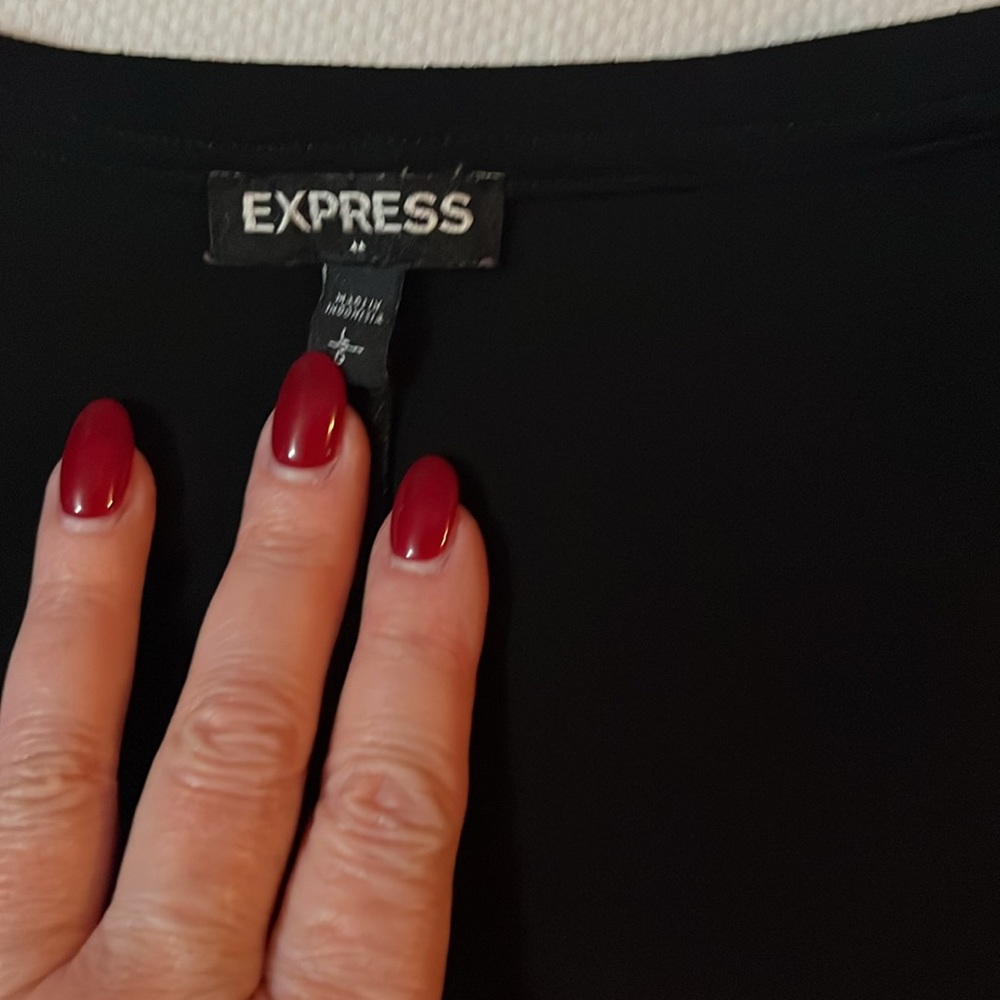 Express black knit tank. Sz large - Picture 8 of 11
